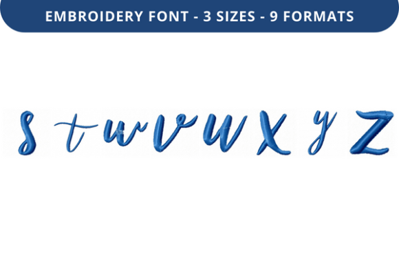 Bethilda Font S-Z: A Holiday Embroidery Review