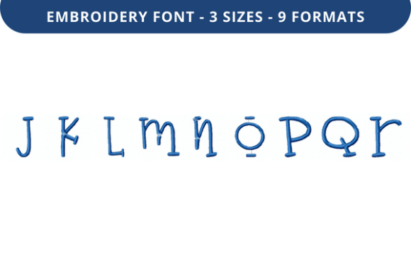Boo Bear Font J–R: A Holiday Embroidery Review