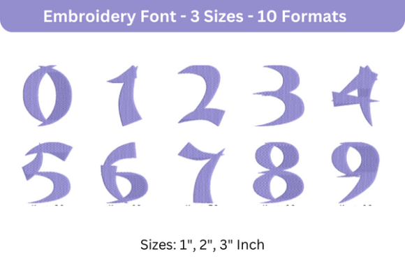 Karate Font 0 to 9: A Seasonal Embroidery Review