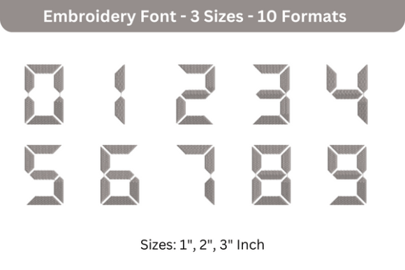 LCD Font 0 to 9: A Designer’s Review for Small Business Merch