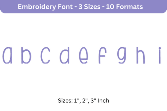 Review: Beautiful Font Lowercase a to I for Merch