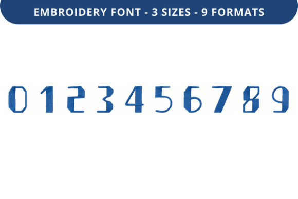 Review: Book Chisels Font 0 to 9 for Embroidery