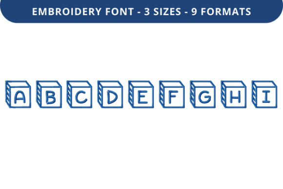 Review: Corner Block Font Uppercase a to I
