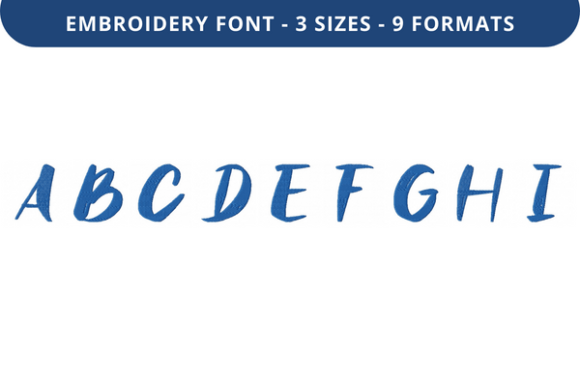 Reviewing Abbert on Brush Font for Holiday Embroidery