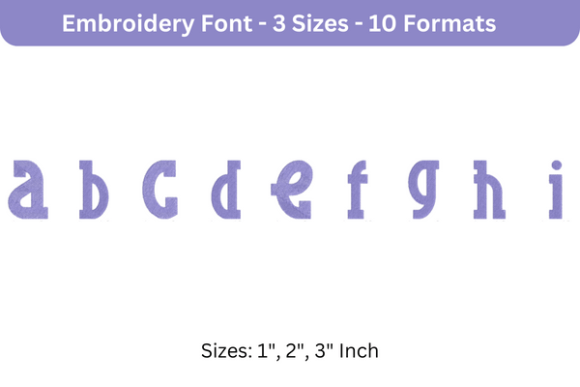 Reviewing Blue Plate Font Lowercase a to I for Craft Fairs