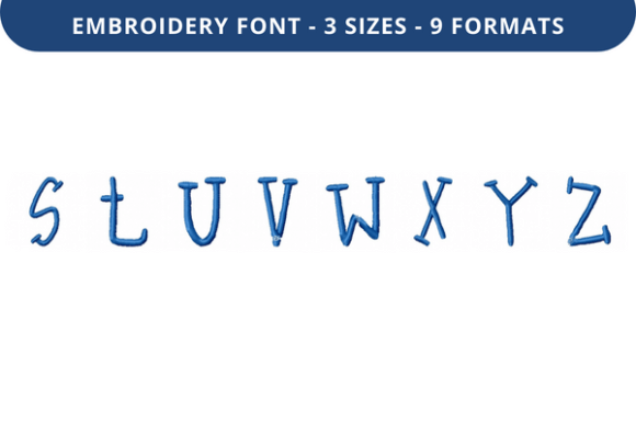 Reviewing Boo Bear Font Lowercase S to Z