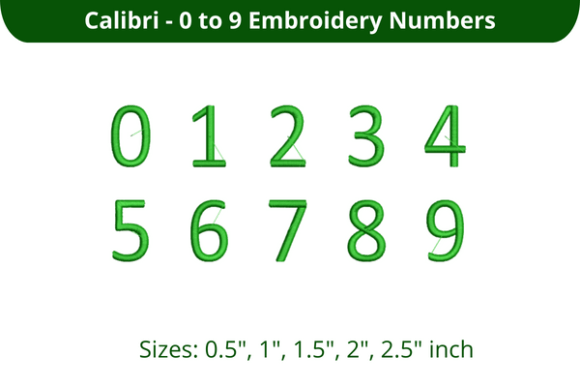 Reviewing Calibri Font 0-9 for Personalized Gifts