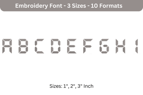 Reviewing LCD Font a to I for Personalized Gifts