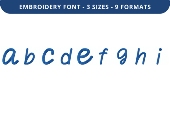 Reviewing Quiet Dindle Font Lowercase a to I