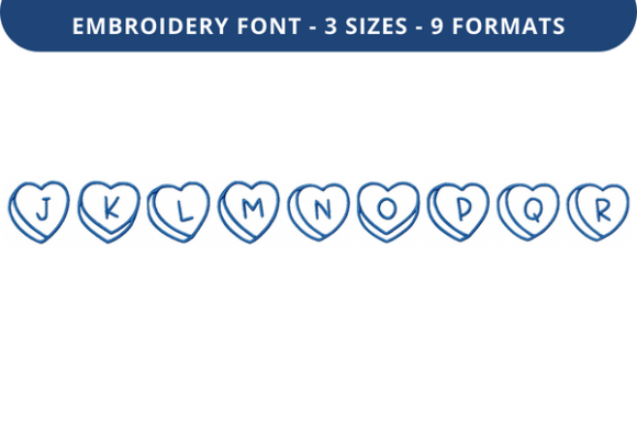 Talking Hearts Font J to R: An Etsy Seller’s Review